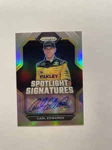 2023 Prizm NASCAR Racing Spotlight Signatures #SS-CED Carl Edwards - Silver Auto - Picture 1 of 1