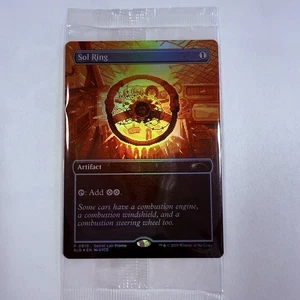 Magic The Gathering Mtg Foil Sol Ring Sealed Secret Lair Near Mint Bonus - Picture 1 of 1