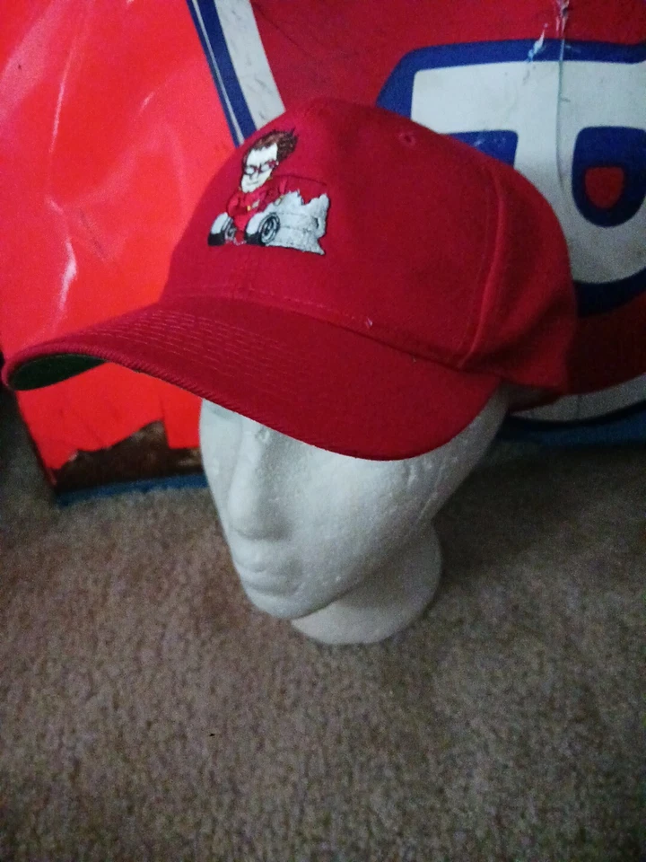 Красная кепка Kenny Wallace Racing Herminator Small 7 1/8 NASCAR Motorsports - Изображение 1 из 4