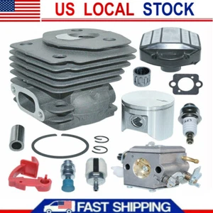 47mm Carburetor Cylinder Piston Kit For Husqvarna 359 357 357XP Chainsaw Bearing - Picture 1 of 6