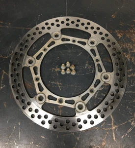 GOOD CLEAN OEM Yamaha Front Brake Disc Rotor 5MV-2581T-00-00 SEE FITMENT DATA - Picture 1 of 4