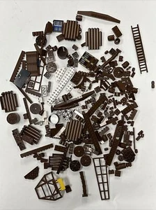 Lego Pieces LOT 14.5 OZ. Brown some VERY RARE - Picture 1 of 7
