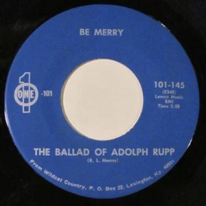 (45) (Hear) "Ballad of Adolph Rupp" / Cawood Ledford - "Kentucky Basketball '69" - Picture 1 of 2