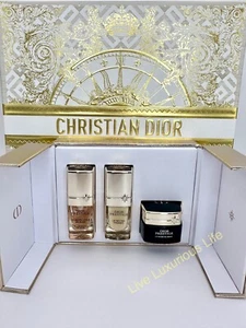 3 Pc NEW DIOR PRESTIGE Gift Set Repairing & Regenerating Serums & Night Balm - Picture 1 of 4