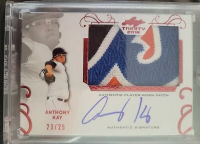 2016 Leaf Trinity Patch Auto Anthony Kay /25 SICK!! - Image 1 of 2