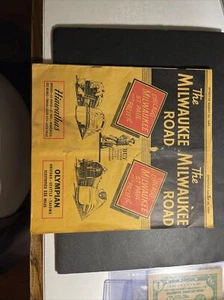 The Milwaukee Road TIME TABLE 1943 Olympian Hiawathas Chicago Seattle Tacoma MN - Picture 1 of 4