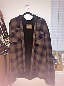 Hawke & Co Fleece Lined Flannel Hoodie - Picture 1 of 4