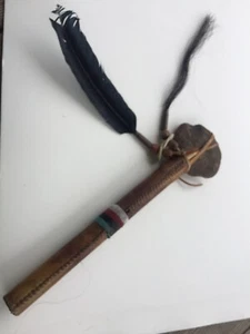 Stone Head Tomahawk War Club Axe Native American 18 Inch - Picture 1 of 2