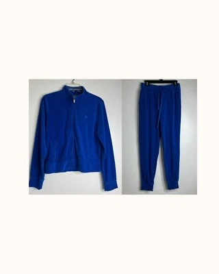 Y2K винтажный Juicy от Juicy Couture спортивный костюм женщин синяя куртка брюки Sz M/L - Изображение 1 из 4