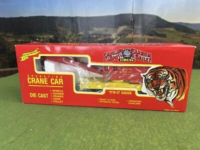 NEW NIB K-LINE O SCALE RINGLING BROS CIRCUS OPERATING CRANE CAR K6810 - Image 1 of 4