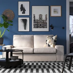 NEW IKEA KIVIK SOFA two-seat sofa cover, Tresund light beige, 105.275.44 - Picture 1 of 7