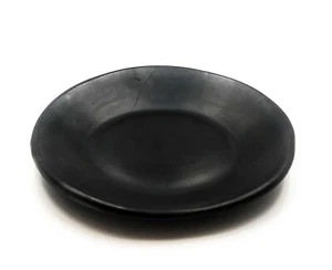 Handgefertigte schwarze Ton Ring Geschirr - 6er Set | 9,5" unglasierte Teller - Bild 1 von 10