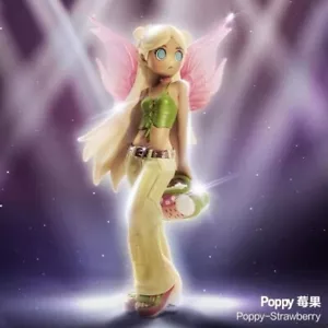 POP MART Peach Riot Punk Fairy Series Blind Box Nascosto Papavero-Fragola Giocattolo Regalo - Foto 1 di 33