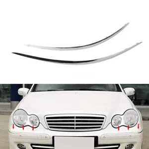 2x Links&Rechts Stoßstange Vorne Zierleiste Set Für E-Klasse W211 200-500 Bj - Bild 1 von 3