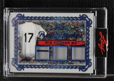 2021 Leaf Art of Sport Paint by Numbers Relics Purple Holofoil /15 Todd Helton