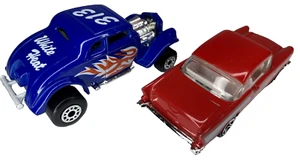 Matchbox 1933 Willys street Rod White Heat & 1957 Red Chevrolet Bel Air -Diecast - Picture 1 of 13