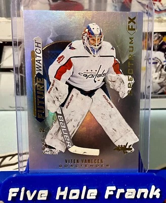 2020-21 SP Authentic Vitek Vanecek Spectrum FX Level 2 #S-48 Bounty Unscratched - Image 1 of 3