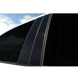 4X Black Window Pillar Post Cover Trim For Skoda Octavia Mk2 (1Z) 2005-2013 2012 - Picture 1 of 10