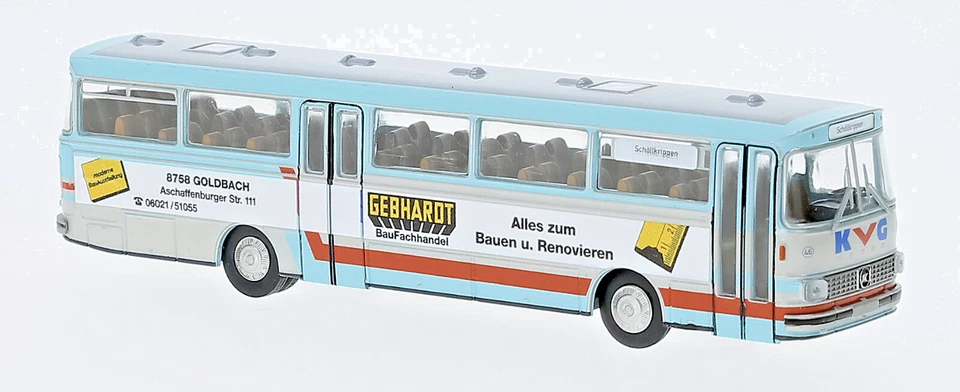 BREKINA 56110 Setra S 140 Es 1980, Kvg - Gebhardt Baufachhandel, H0, Nuovo 2023 - Immagine 1 di 1