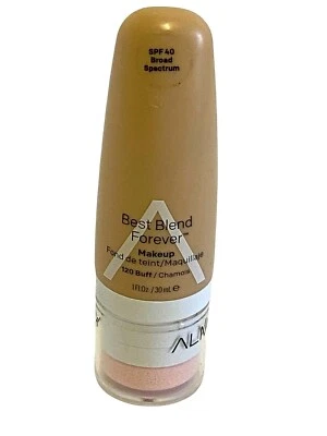 Almay Foundation 120 Buff Best Blend Forever Makeup SPF 40 1oz Hypoallergenic - Image 1 of 4