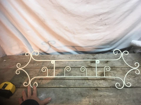 Shabby Country Cottage Wire Plate holder  Picture Easle  Wall Sconce Cover