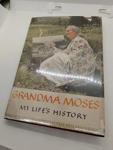 Grandma Moses: My Life's History First Edition Edited by Otto Kallir HCDJ - Picture 1 of 17