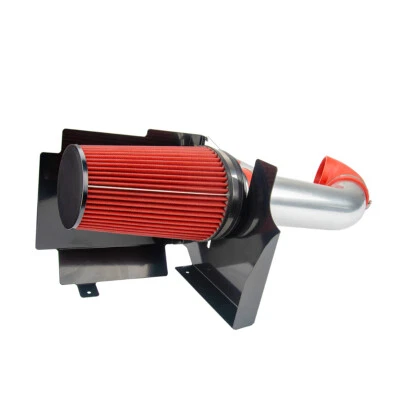 Kit de admisión de aire frío rojo de 4" para Chevrolet Silverado 2500/2500 HD 5,3 L/6,0 L V8 Foto 1 de 4