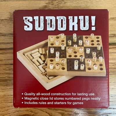 Sudoku Wooden Board Game New In Box Dillards - Image 1 of 2