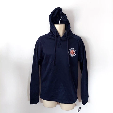 Detroit Tigers Hoodie Size Medium Stitched Vintage Logo Sweatshirt MLB  New Cover