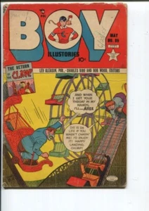 BOY COMICS 89 GD-  CLAW HITLER APPS.  ROCKY-X 1953 - Picture 1 of 2