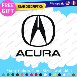 Fits Acura Decals Stickers Vinyl Integra RSX DC2 JDM TSX TLX RDX NSX Type VTEC - Picture 1 of 52