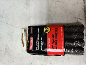 NOS Sears Craftsman Harz Tuch Schleifhülsen Medium 80er Körnung 1/2"/4 1/2" 4er Pack - Bild 1 von 4