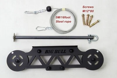 Home Gym Ceiling mounted lat pullDown Cable pulley Machine home multi Gym - Image 1 of 4