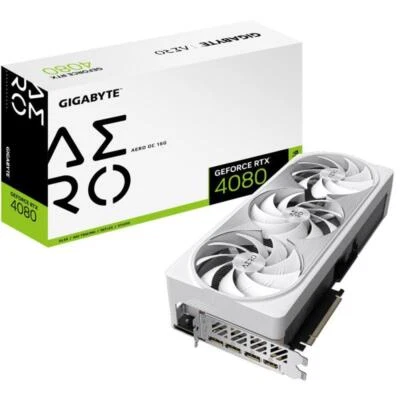 New For Gigabyte NVIDIA GeForce RTX 4080 16GB AERO OC GDDR6X  - Image 1 of 4