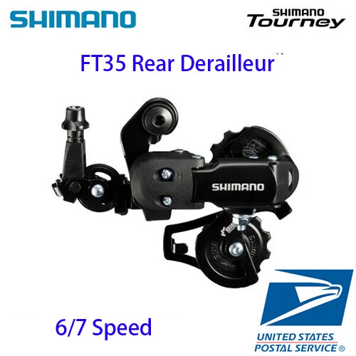 Shimano Tourney RD-FT35-A-SS 6/7-fach Schaltwerk mit kurzem Käfig - Bild 1 von 1