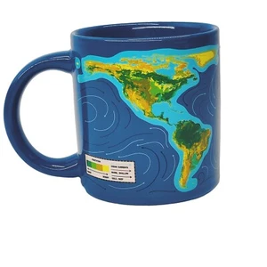 Climate Change 2015 Blue Teal Mug 12 oz Coffee Cup By Unemployed Philosopher - Picture 1 of 7