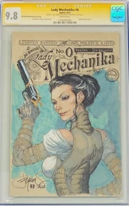 Lady Mechanika #0 LTD 200 Blanko signiert & OA Skizze Peter Steigerwald CGC 9.8 SS - Bild 1 von 1