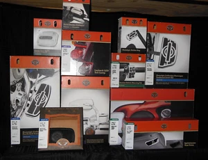 Original OEM Harley-Davidson HD Black NOT Chrome USED Part Lot READ CAREFULLY - Picture 1 of 24