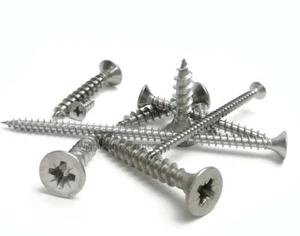 Viti per legno/truciolato doppio svasato A2 inox - 6 mm x 50 mm (6 x 50 mm) - Foto 1 di 2