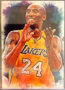 LA Lakers Great Kobe Bryant, Artist Sketch Print Card Very Limited-Edition 5/5 - Picture 1 of 2