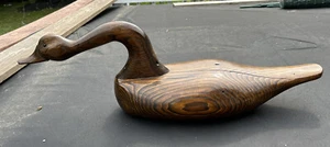 James Frey Goose Decoy Natural Finish - Picture 1 of 12
