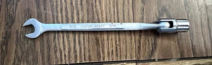Vintage Master Craft 7/16" Combination Swivel Flex Socket Wrench Japan✔ - Picture 1 of 5