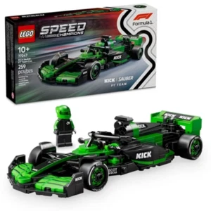 LEGO Speed Champions KICK Sauber F1 Team C44 Race Car Toy Building Set 77247 - Picture 1 of 10
