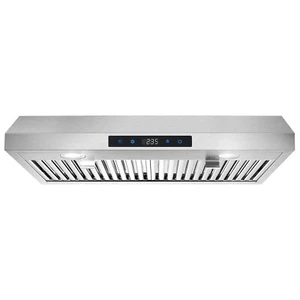 30 inch Kitchen Under Cabinet Range Hood 3-Speed 600CFM Vent w/LED Touch Panel - Picture 1 of 12
