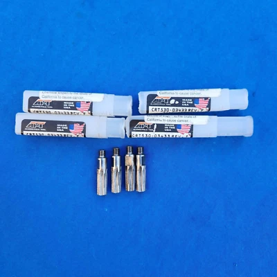 Lot of 4ea. Alvord-Polk M-42 Pilot Threaded Shaft A/C Reamers .3433-.3280 - new - Image 1 of 4