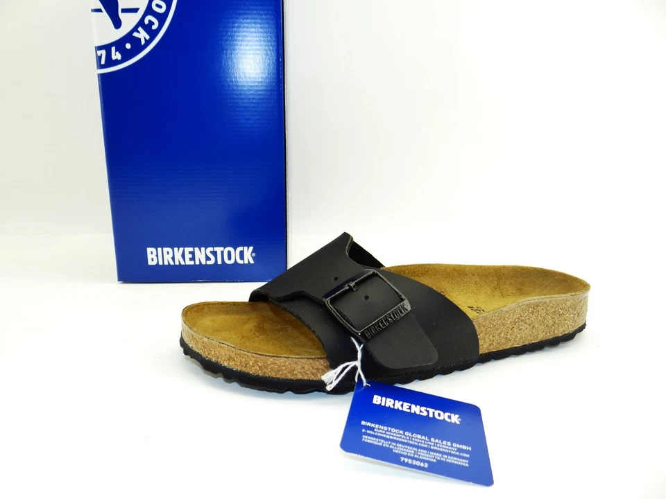Birkenstock Catalina Black Schwarz Pantoletten Sandalen Slipper Schmale Damen 38 - Bild 1 von 4