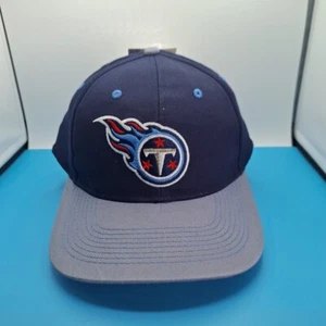 Gorra Drew Pearson Tennessee Titans Snapback azul marino 100 % algodón NFL vintage  - Imagen 1 de 8