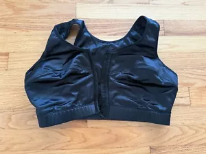 Enell Black Sports Bra Size 4 Style NL100 Bust 44-48 Ribcage 37-39 High Impact - Picture 1 of 8