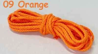 Cuerda de cuerda trenzada de 5 yardas y 5 mm de color 100 % algodón cuerda tejida cuerda decoración artesanal Foto 1 de 4