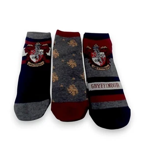 Bold Gryffindor Socks Trio Premium Comfort with Iconic House Crest Design PK 3 - Picture 1 of 11